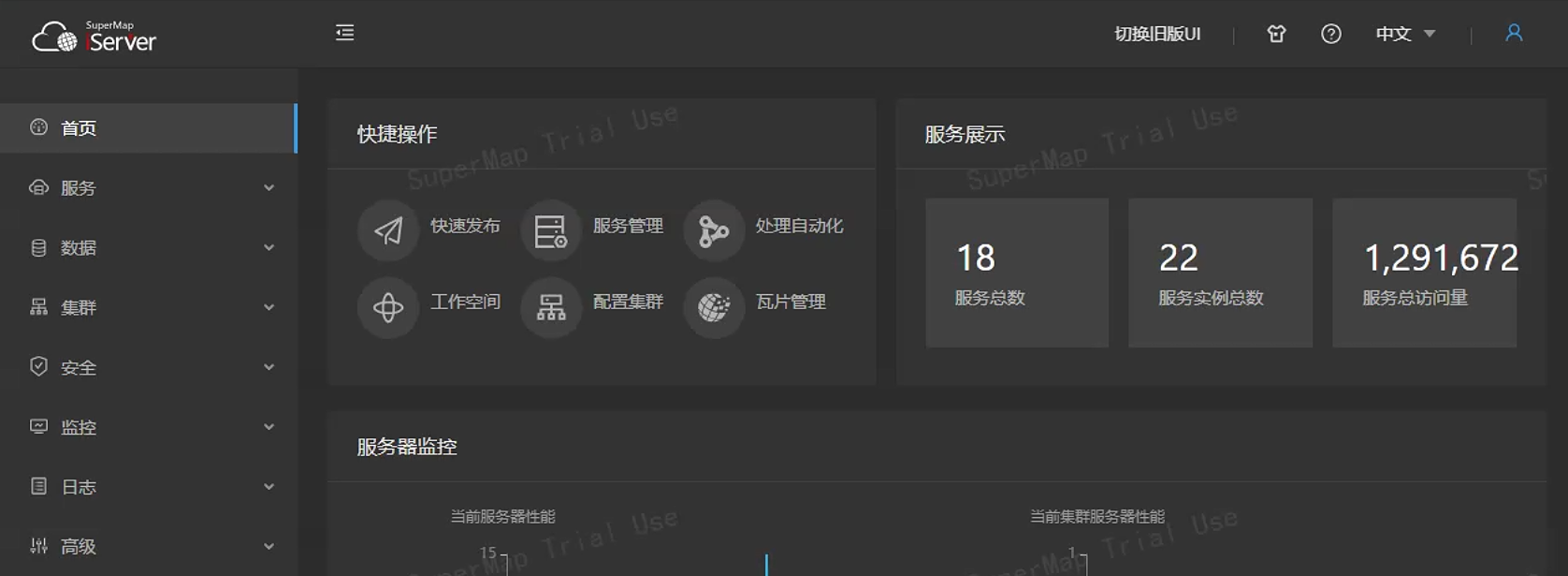 超图iServer服务管理平台