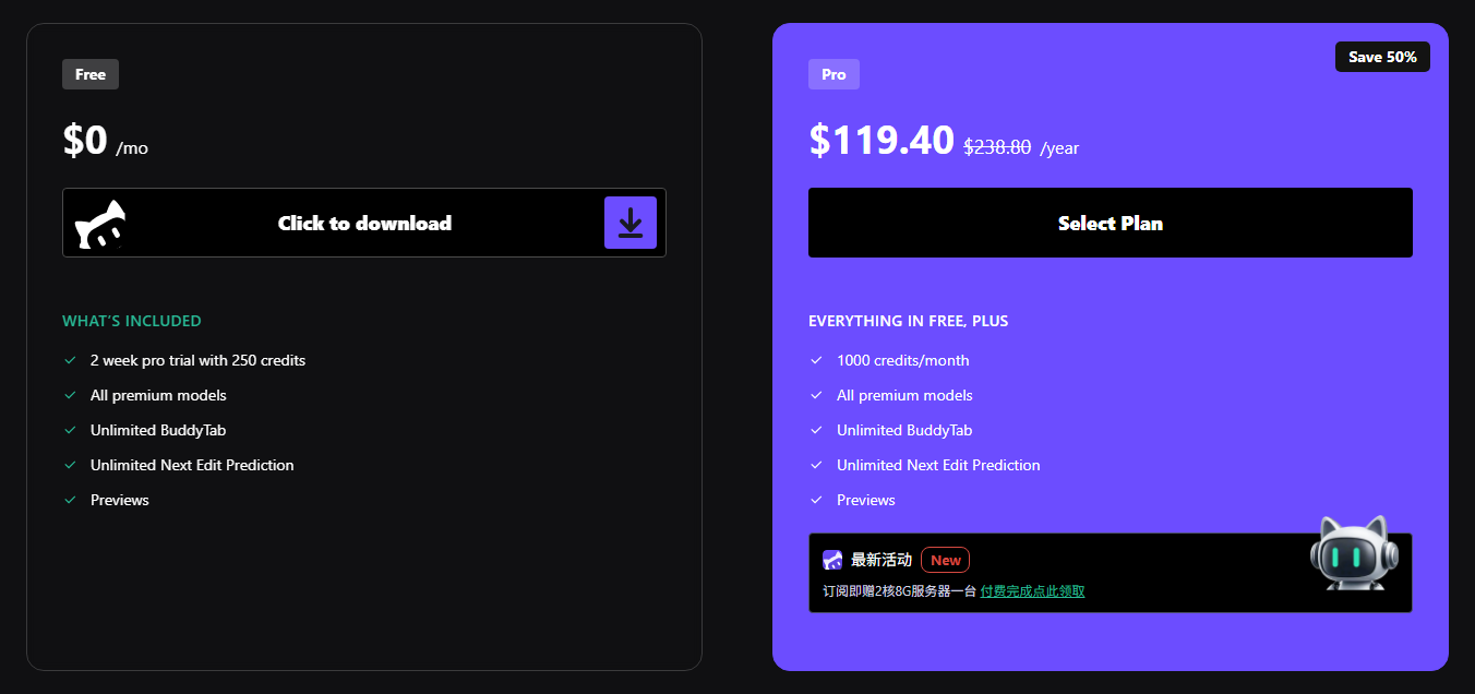 CodeBuddy IDE国际版年度套餐