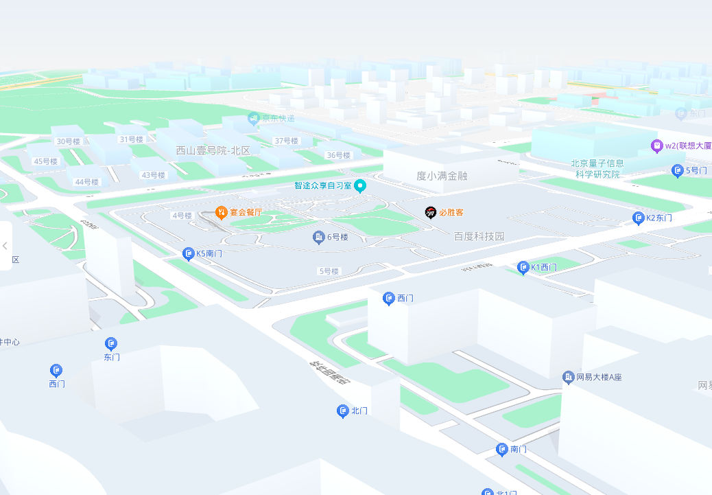 百度三维地图效果图